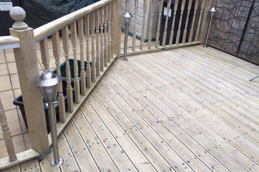 Commercial Decking Cleaning in Dawlish, Devon