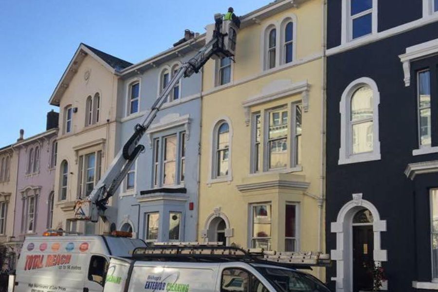 Commercial Gutter Cleaning in Dawlish, Devon